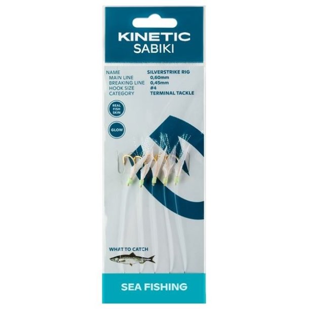 Kinetic Sabiki SilverStrike Rig